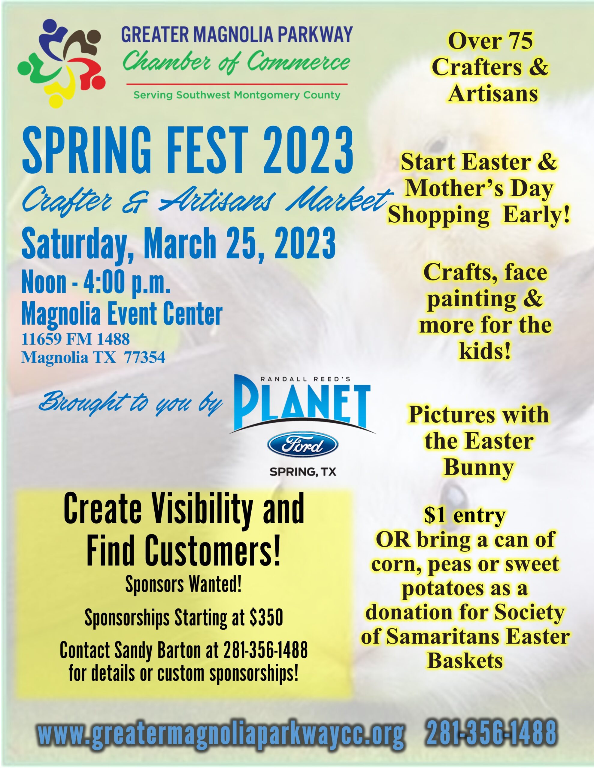Spring Fest 2023 Event Flyer 12-9-2022